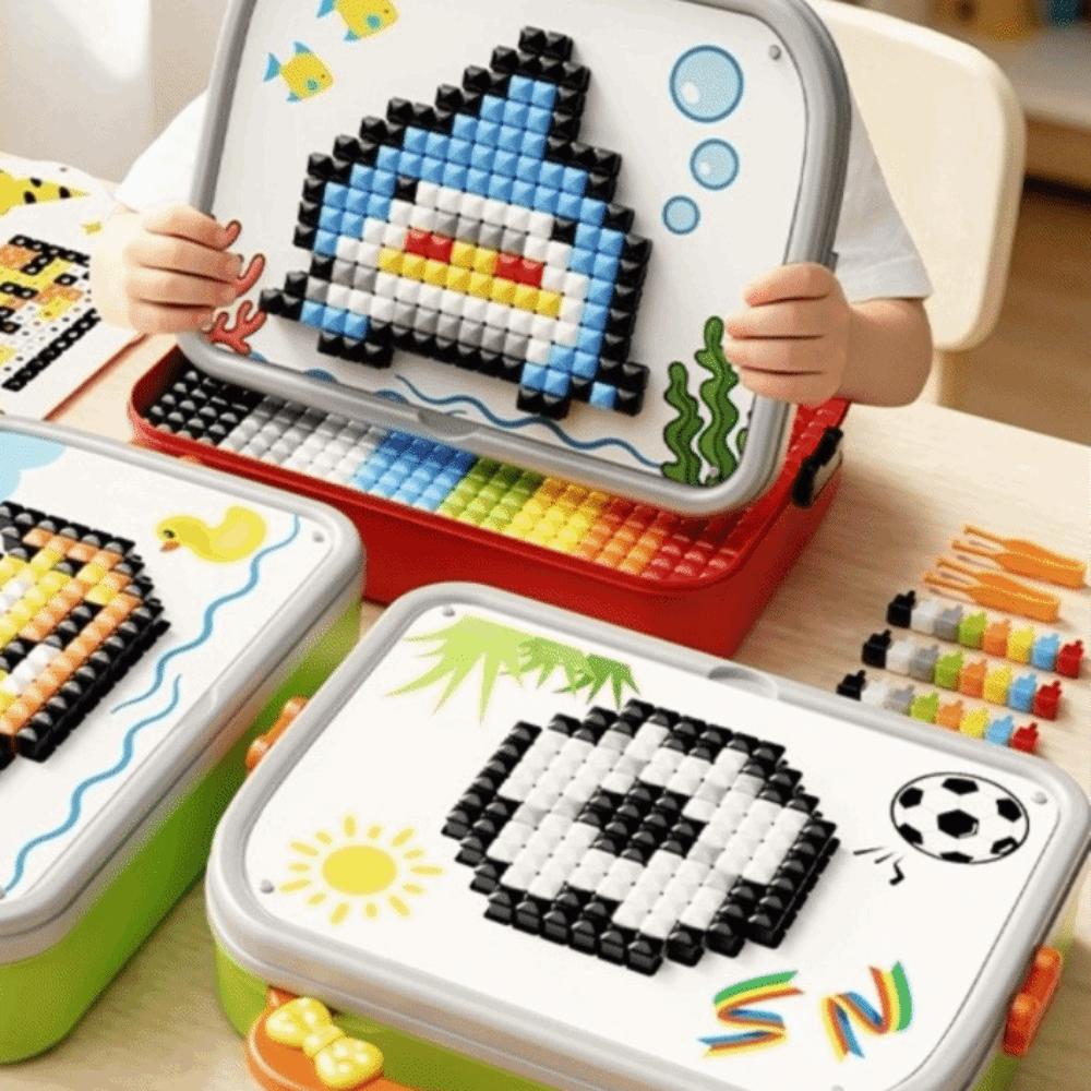Fine Motor Mushroom Nail Puzzle Toy Concentration Training Peg Puzzle Toy 3D Puzzle Toy Children