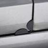 4pcs Car Door Anti-collision Strips Carbon Fiber Style Car Door Edge Corner Bumper Guard Scratch Sticker Decor Black