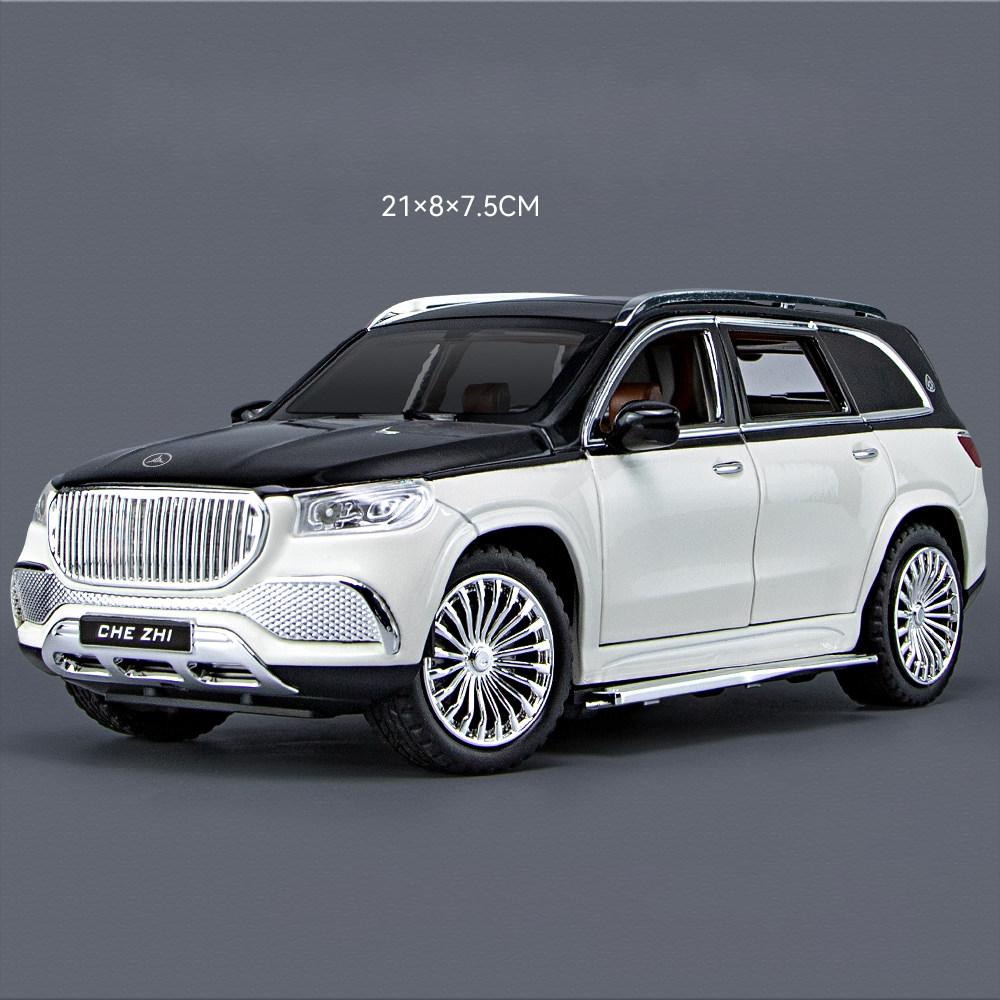 WSF1  1:24 Mercedes Benz Maybach GLS600 S680 SUV Alloy Metal Diecast Model Car High Simulation Home Trendy Ornaments Collection Hobby