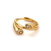 Gold Shop Same Style 9999 24K Real Gold Women'S Gold Ring With Adjustable Opening For Girlfriend Exquisite Gift Beautiful Jewelr