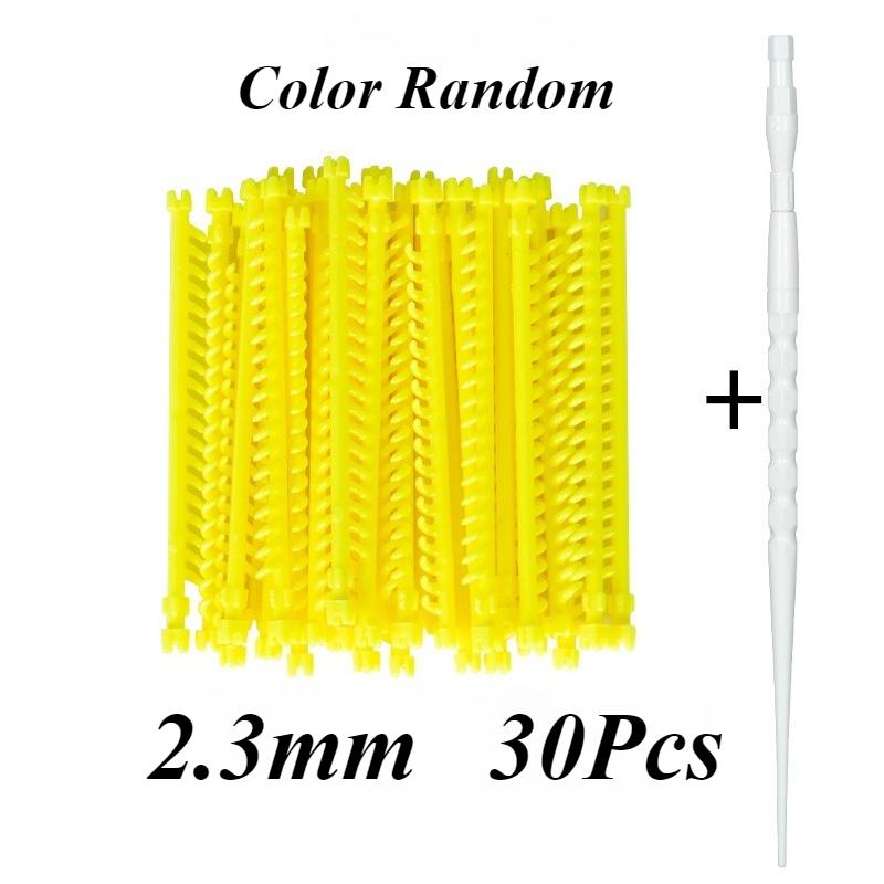 20/30pcs 2.3/3.3/4/5mm Hair Root Perm Rods Bars Curlers with Clips Bangs Fluffy Salon Hair Rollers Set Hair Styling Tools