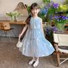 Anneyol Girls' Summer Spaghetti Strap Princess Dress
