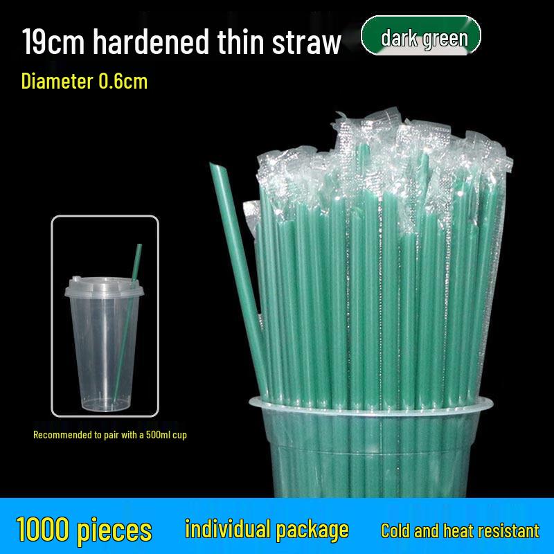 Ruhan High-Temperature Resistant Disposable Thin Straws