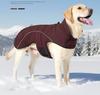 New Winter Thick Double-layer Warm Dog Clothing Windproof and Waterproof Can Pull Large Dog Jacket