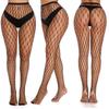 Sexy Hohe Elastizität Schwarze Ausgeschnittene Spitze Fischgrätmuster Strumpfhose Für Damen Weiches Nylon Einfarbige Süße Strumpfhose Zehenverstärkung