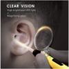 Homlly Ear Wax Removal Cleaning Tool Kit Rechargeable with Magnifier Light
