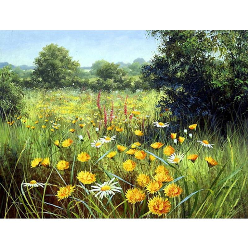 5D DIY Diament Malarstwo Wiosna Krajobraz Diament Haft Cross Stitch Kit Pełna Rhinestone Mozaika Wystrój Domu