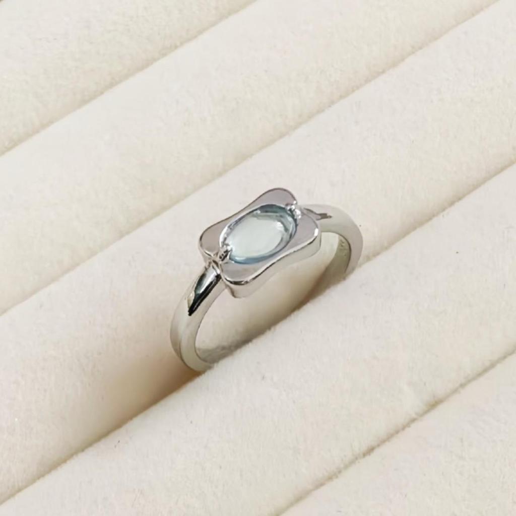 Moonstone Women's Fashionable Open Adjustable Ring with Unique Design