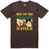 Best Cat Dad Funny Unisexs T Shirt Regular Fit Cotton Tee