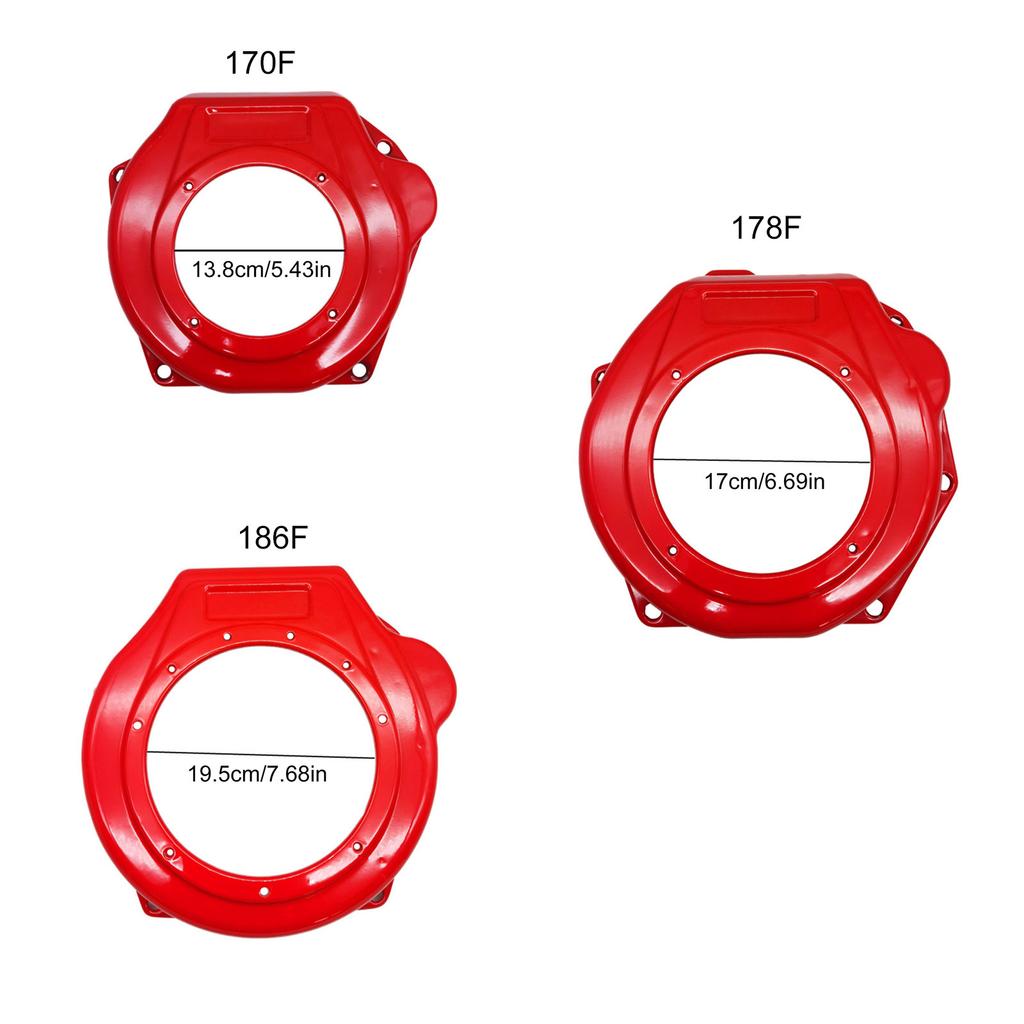Luftgekühlte Diesel Generator Luftleitblech Abdeckung Zubehör für 170F 178F 186F Motor Zuglüfter Motor Windschaufel