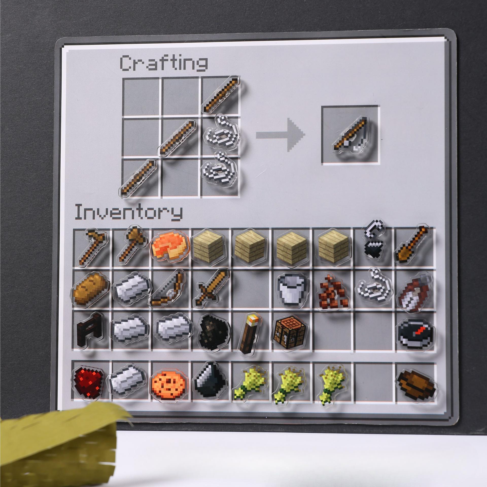 

Магнитная наклейка на холодильник в стиле игры Minecraft 50pcs set
