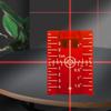 Inch/cm Plastic  Target Card Plate for Green/Red  Line Spot Enhancement Magnetic Inch/cm Leveling Board