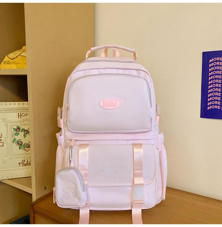 Schoolbag1011 New High School Student Schoolbag Girls High School Student Large Capacity Simple Backpack Fashionable College Student Schoolbag