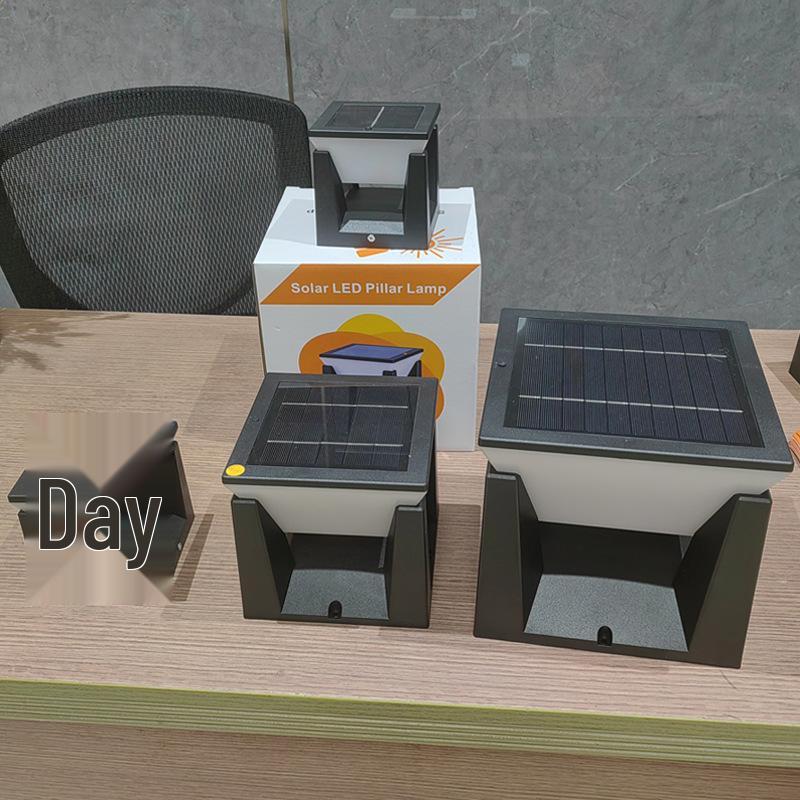 New Style Solar LED Outdoor Wall Light for Balcony, Entrance, Garden & Fence - Waterproof & Ambient.