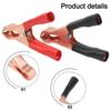Strong and Sturdy 50A Car Clips Battery Clamps Crocodile Clip