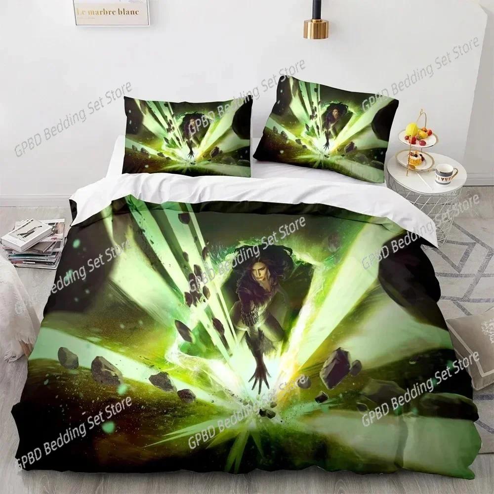3D Print The W-Witchers Beding Set For Bedrom Soft Modern Bedspreads Comefortable Children Kids Soft Duvet Cover Comfortable Quilt Cover And Pilowcase