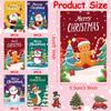Youdaju 36 Pcs Christmas Activity Books Christmas Coloring Books Fun Christmas Coloring Pages Mini Coloring Book Bulk