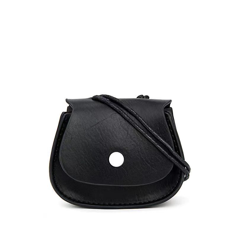 

Cute Retro Crossbody Niche Design Shoulder Mini Bag Versatile Change Bag Fashionable Portable чорний