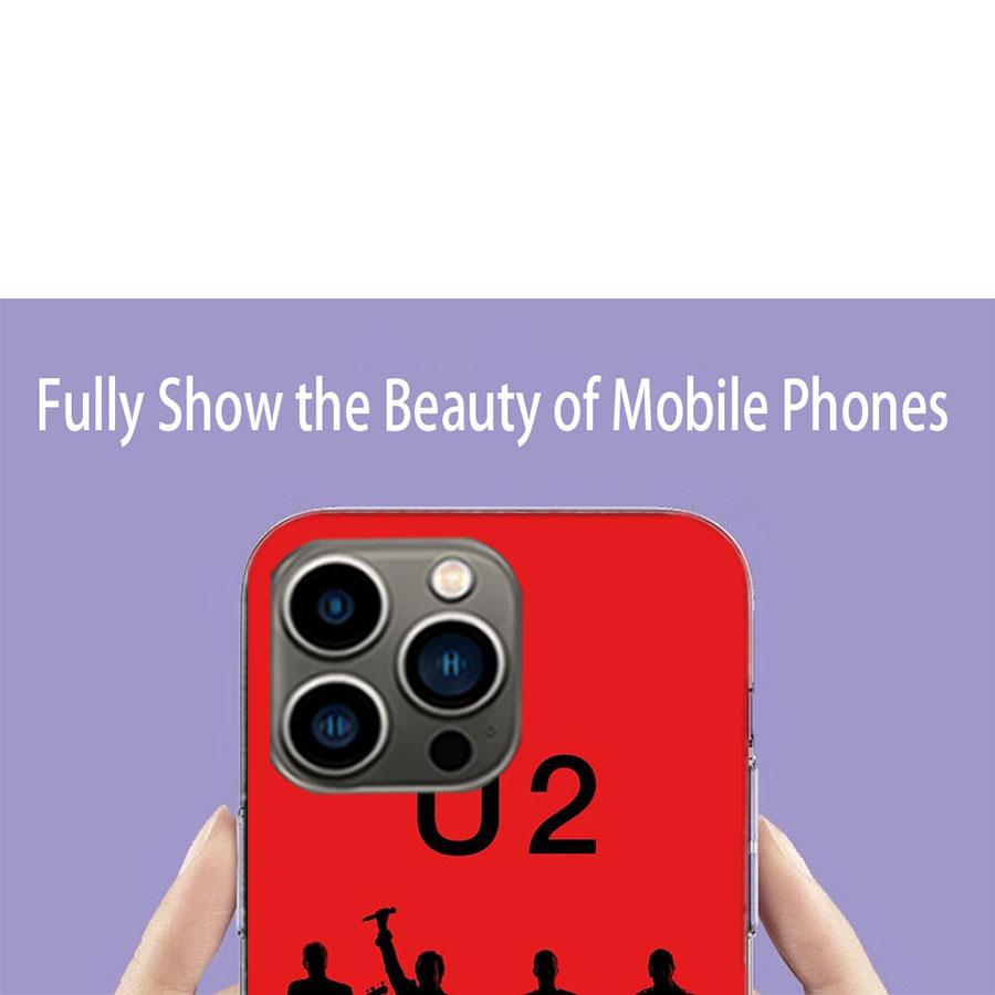 Band U2 Phone Case For Iphone 17 Air 15 Pro 14 Plus 16 Pro Max 12 13 Mini 11 16E X XS Cover Cute Fundas