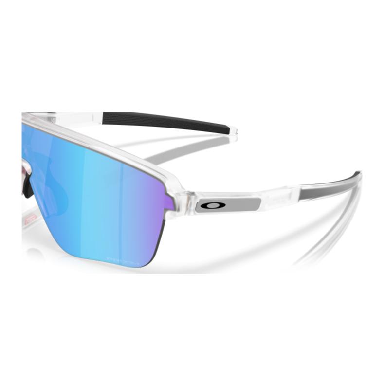 Oakley Corridor Sq Logo Temples Propionic Acid Irregular Sunglasses Men's White