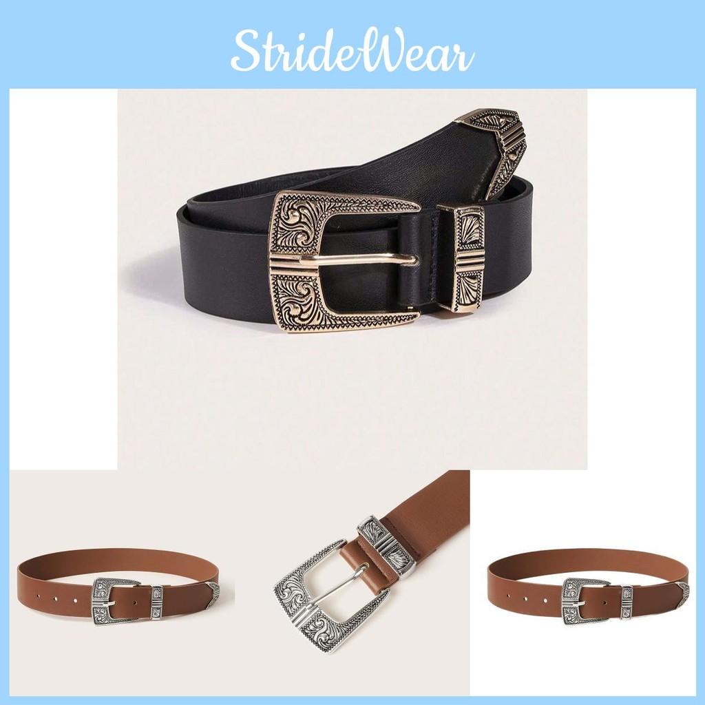 Bohemian Retro Womens Wide Leather Belt With Round Metal Closure For Festival And Artwear