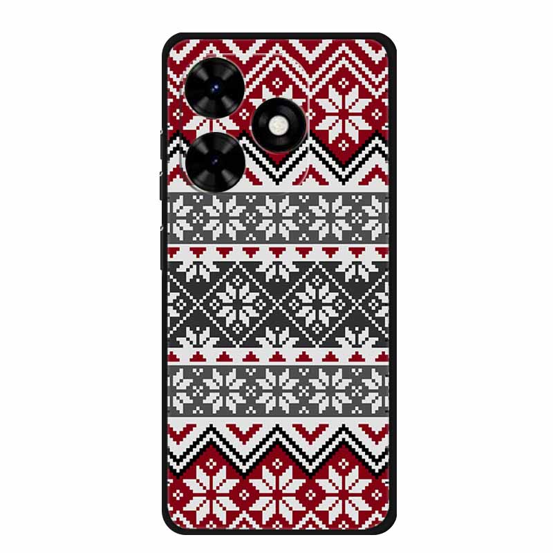 For Tecno Spark Go 2024 Case Luxury TPU Silicone Soft Back Cover Phone Cases for Tecno SparkGo 2024 BG6 Shockproof Flower Fundas