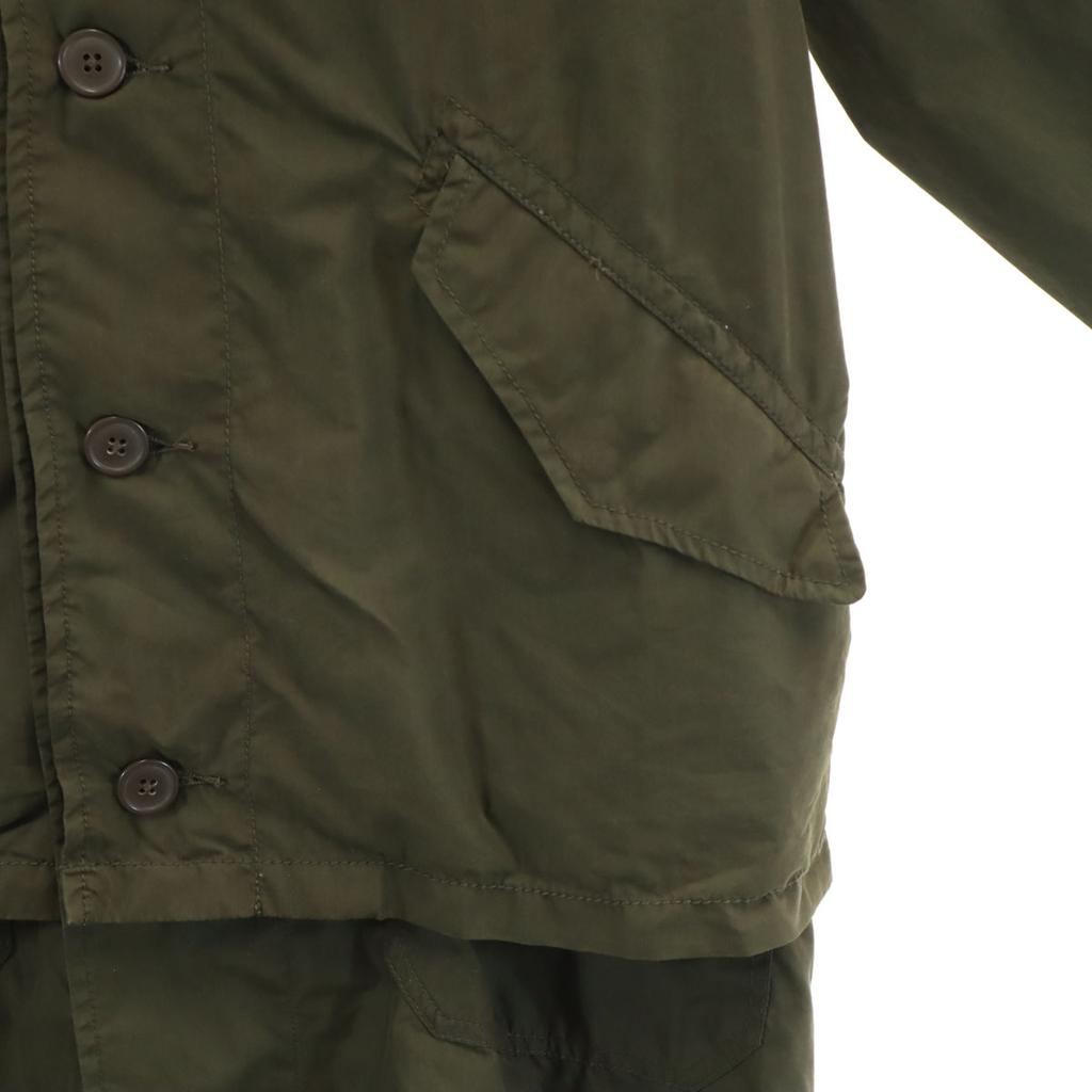 Nano Universe 2WAY Mod Coat 40 Khaki Spring Women Used