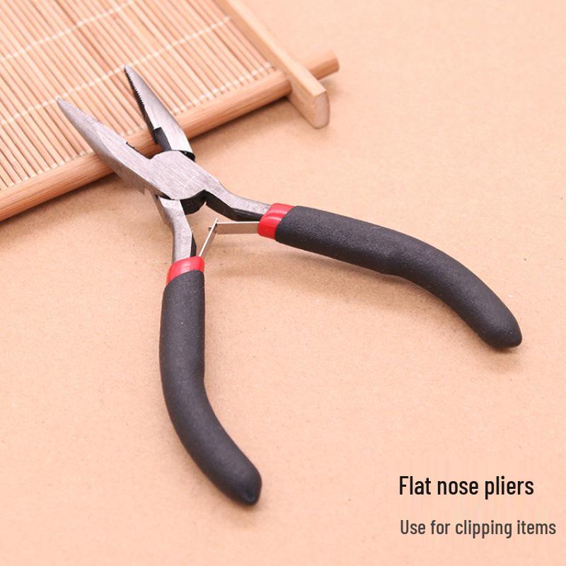 Vintage DIY Handcraft Pliers Set: Bent Nose, Bent Hook, Needle Nose, Flat Nose, Round Nose, Cutting, Punching Pliers