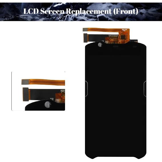 For Zebra TC52 Screen Replacement for Zebra TC57 LCD Digitizer Repair Kits for Zebra TC52/TC57 Touch Screen Display Assembly Replacement TC52X TC520L