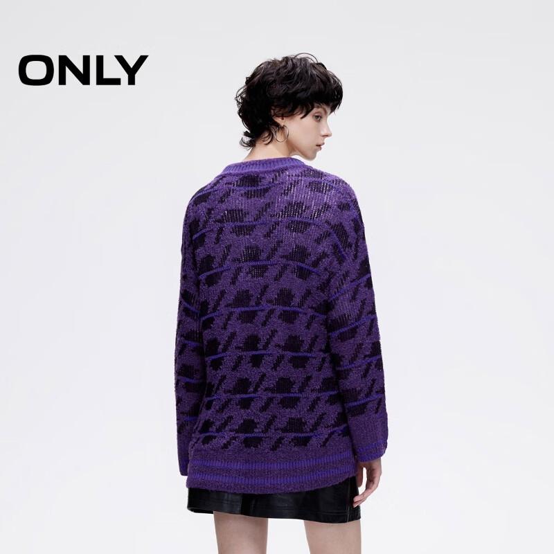 ONLY Women's 2024 Winter Jacquard Knit Sweater