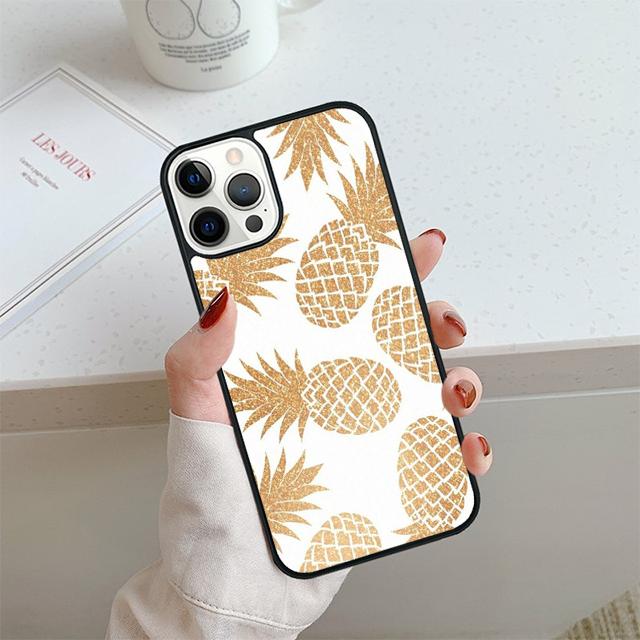 Pineapple Summer Phone Case For iPhone 17 Air 13 12 14 15 16 Cover For Apple 14 15 16 Pro Max 6S Plus Coque