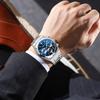 Luxury Military Men Watch Waterproof Luminous Date Chronograph Man Watch Business Stainless Steel Men's Quartz Watches