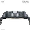 CREPHA Digital Watch TELVA Multifunction Water Resistant 5 Atmospheres Stopwatch Everyday Use Urethane Belt Black Mens Sports TE-D282-BK