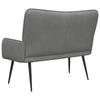 2 Seater Sofa Dark Grey 115 x 61 x 87 cm Velvet (V)