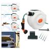 Hose Reel, 7 Pattern Tail, Slow Rewind System, Auto to Water