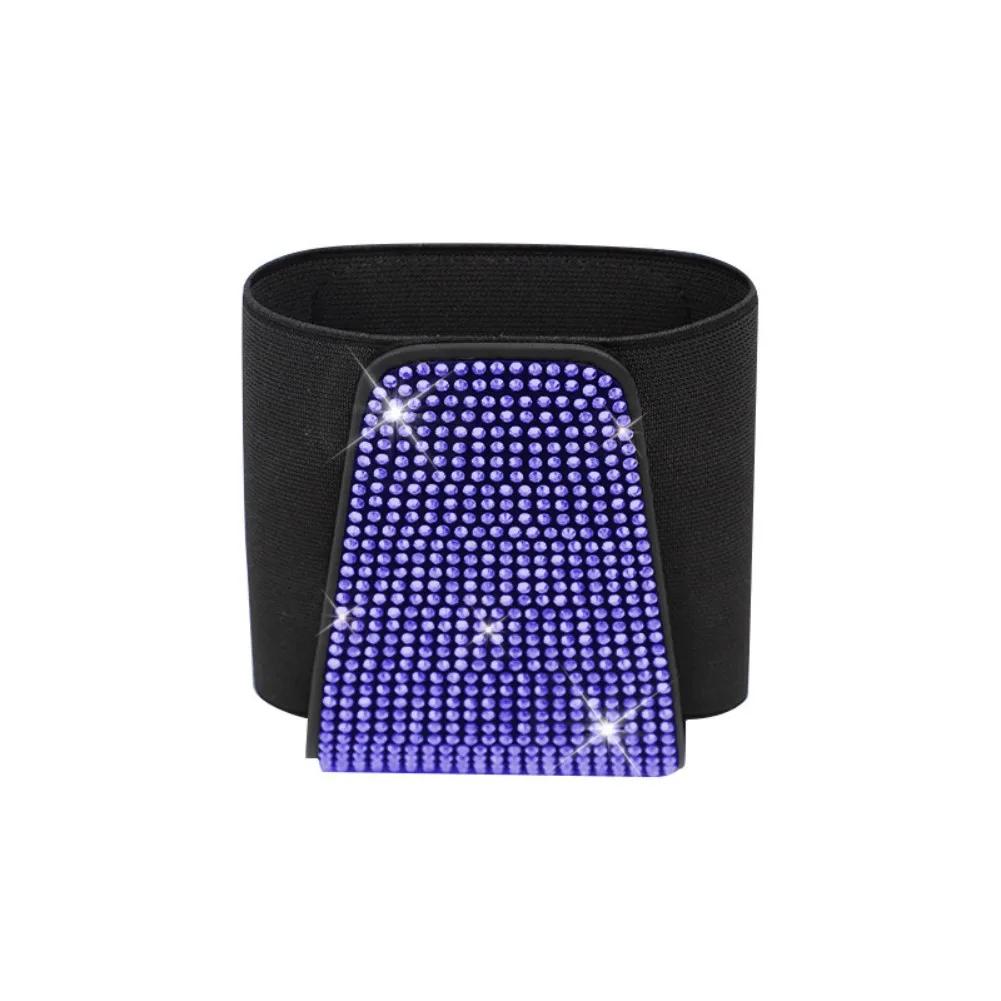 Auto Sunglasses Clip Rhinestone Holder Portable Eyewear Holder Card Ticket Clip Car Interior Accessory