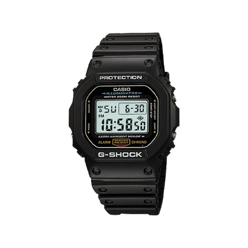 CASIO Customized watch modified series Unbasic tempered steel cube DW-5600UE-1 texture Advanced distressed treatment Not af DW-5600UE-1 чёрный