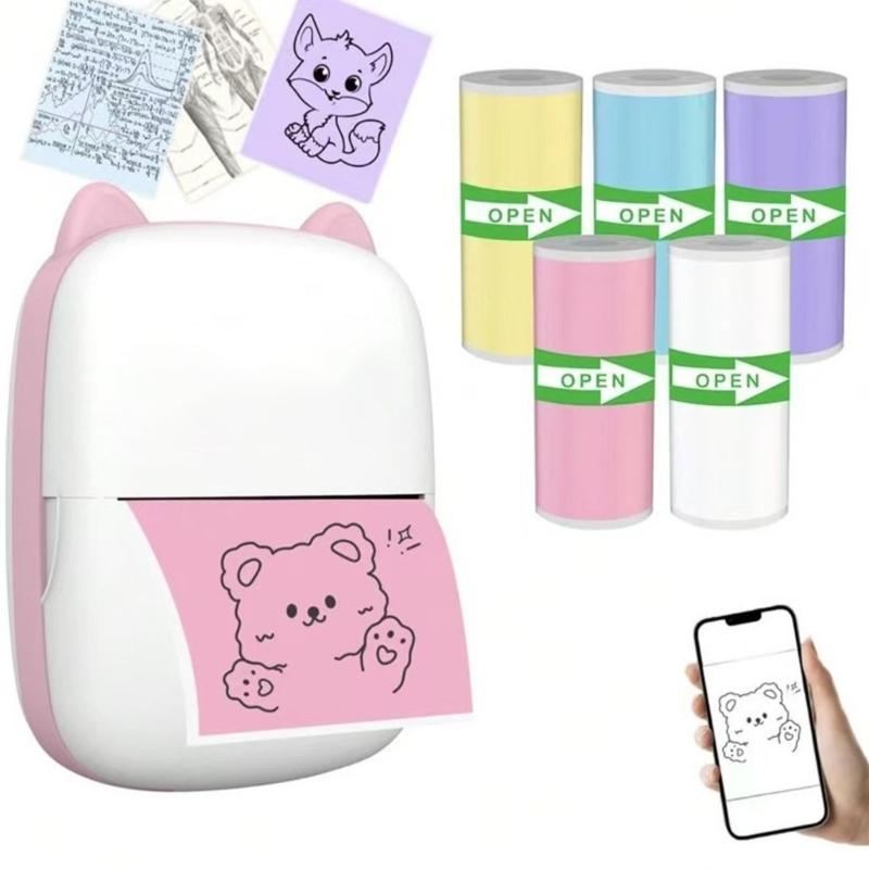 20Pack Mini Printer Thermals Paper Roll 57x25mm SelfAdhesive Sticker Labels BPAFree for Kids Crafts DIY Printing