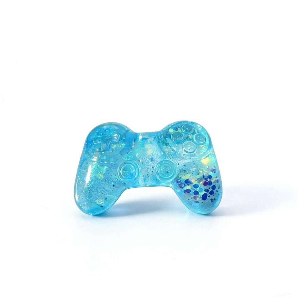 Maltose Gaming Controller Langzame Terugslag Squishy Speelgoed Populair Knijp Stressverlichter Gadget Voor Volwassenen Kantoor Dagelijks Reizen Ontspanning Relax Accessoire blauw