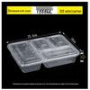 Lead Eagle Disposable Multi-Compartment Meal Prep Containers