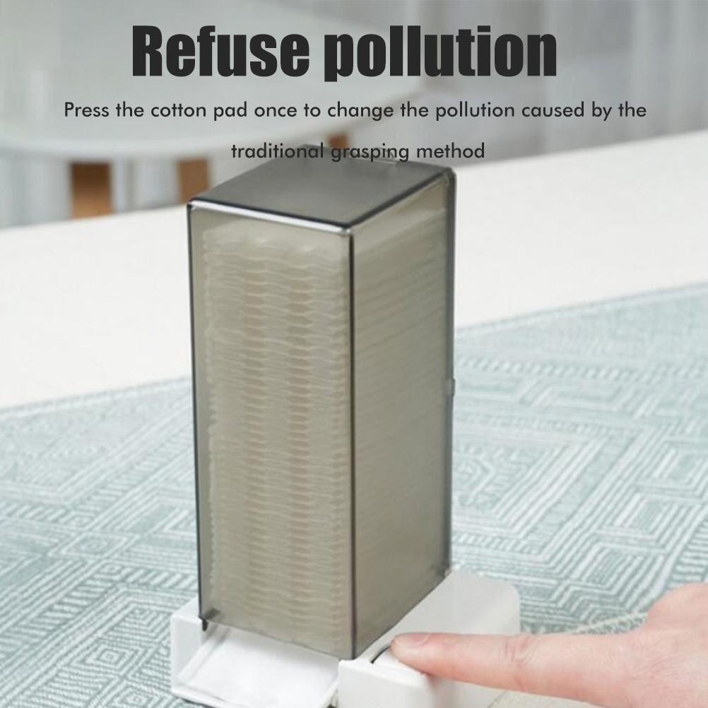 Dispenser Automatico di Dischetti di Cotone Spremi Cotone per Trucco Porta Dischetti Dispenser Dischetti di Cotone Cosmetici