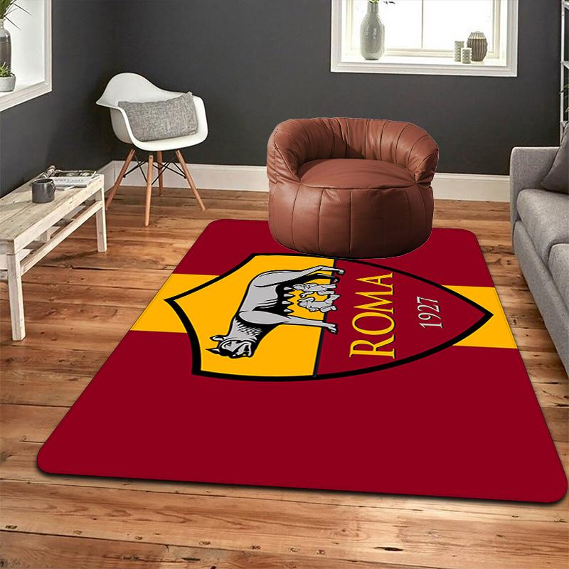 AS Roma Pattern Rug Floor Mat for Living Room or Bedroom Soft and Comfortable Carpet a Gift for Birthday and Holiday.