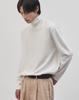 WORK ON BODY OFF Rested Semi-Overfit Turtleneck Knit [White]