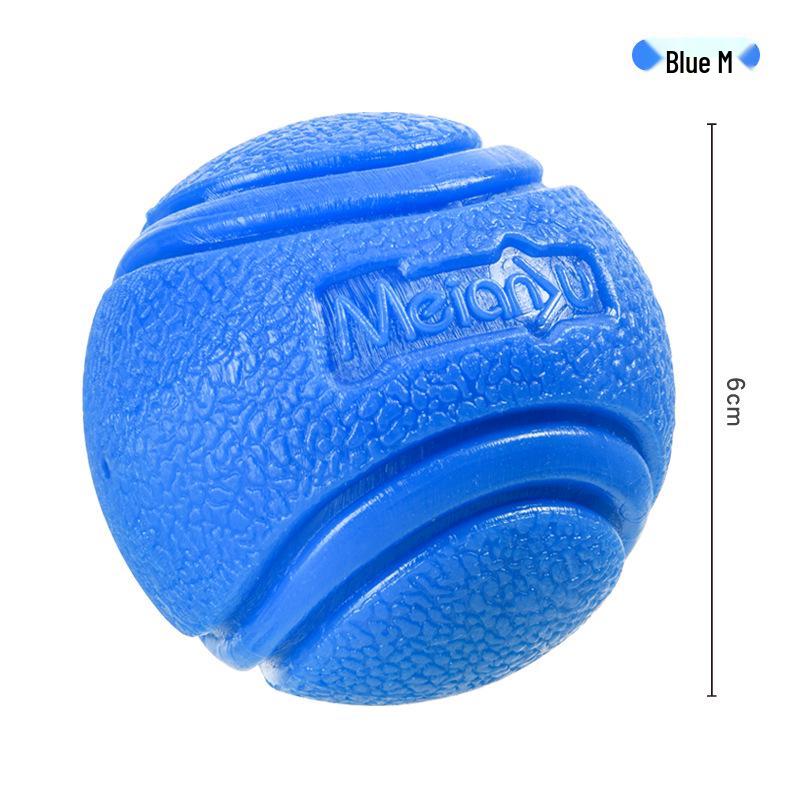 Meianju Dog Chew Ball: Durable Rubber Toy for Fetching and Biting