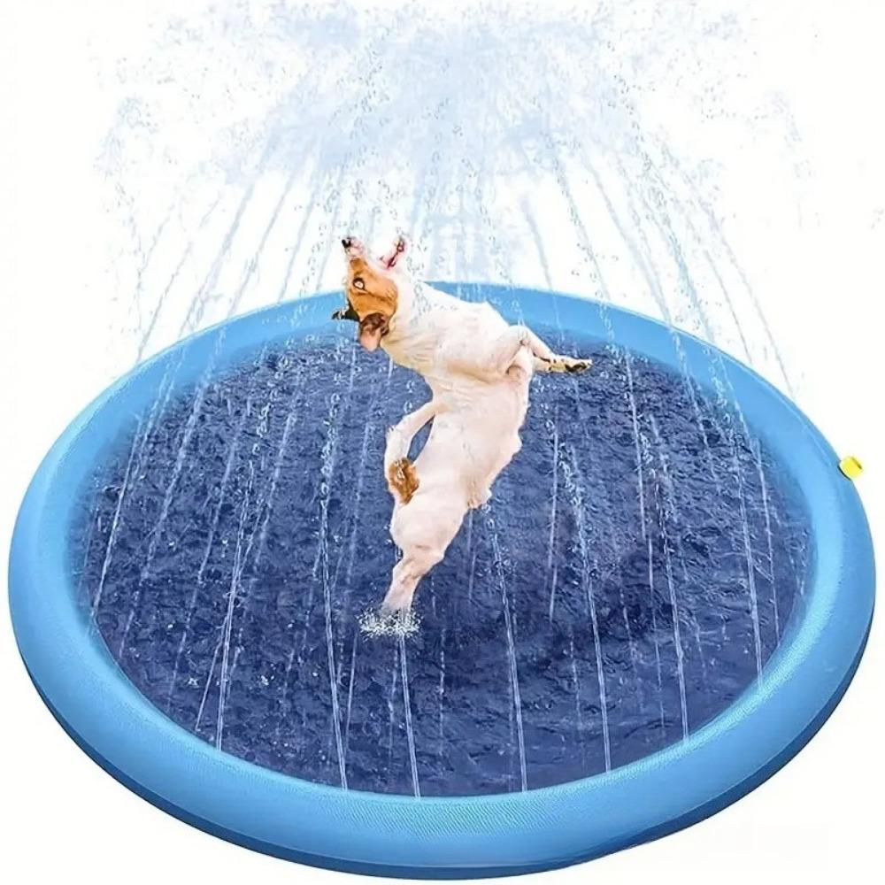 Pet Water Spray Mat PVC Square Water Spray Mat Outdoor Water Play Square Pet Water Spray Mat Water Spray Mat