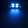 50X Ice Blue 31mm 4-SMD 5050 Car Working Bulbs Interior Festoon LED Light Lamp W