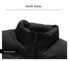 2025 Men's Thickened Warm Winter Cotton Jacket - Casual Cold-Proof Outerwear Vest