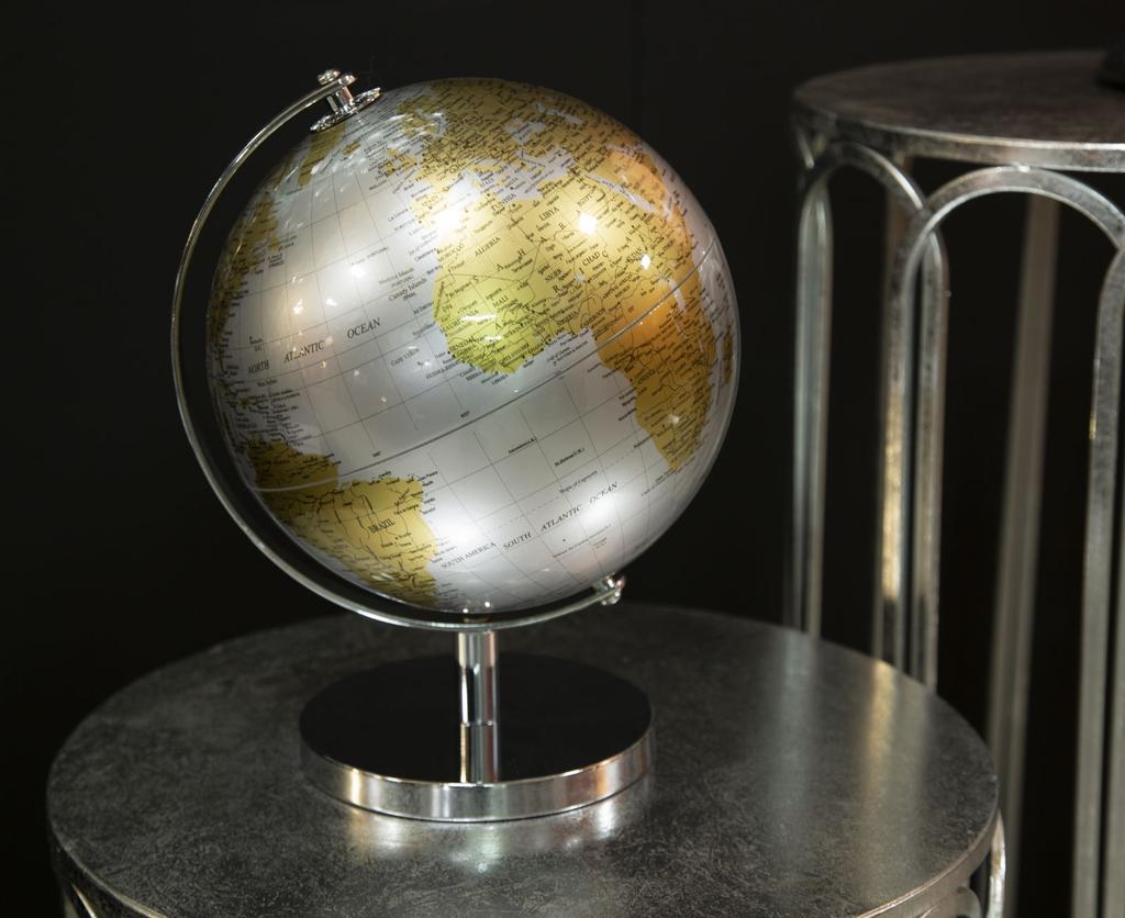 Globe Silver New Cm Ø 20X28
