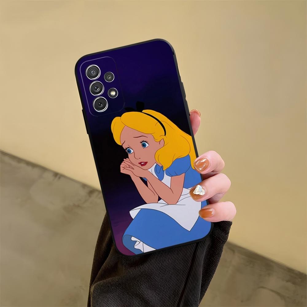 Alice in Wonderland Phone Case for Samsung Galaxy S23 S24 S20 S21 S22 Ultra Fe Plus M54 A34 A54 A24 A52 A53 Coque
