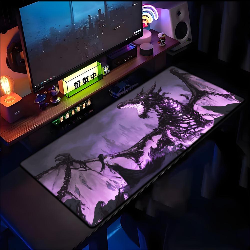 World of Warcraft Lich King Mouse Pad PC HD Anime Gaming Accessories Keyboard Mousepad Laptop XXL Game Cabinet Desk Mer Mousepad
